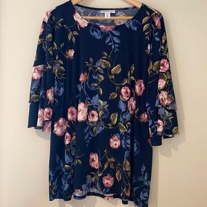 Motherhood Maternity Floral Blouse